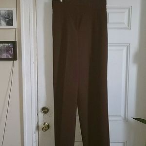New burgundy wide leg pants